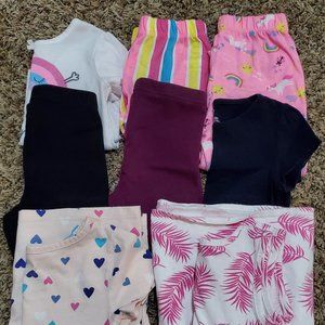 Lot of 8 Toddler Girls Clothes